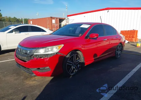 2017 Honda Accord Sport from USA, damaged, VIN 1HGCR2F54HA143297